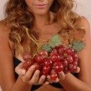 Las uvas y la belleza femenina